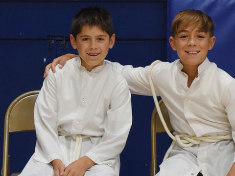 Saint Nicholas Catholic School students have the opportunity to become altar servers and serve at mass at both school and church.